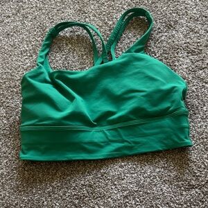 Lululemon Green Sports Bra Top